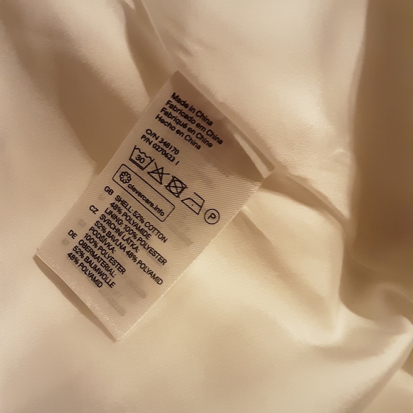 White Floral A-line Dress - Picture 5 of 5